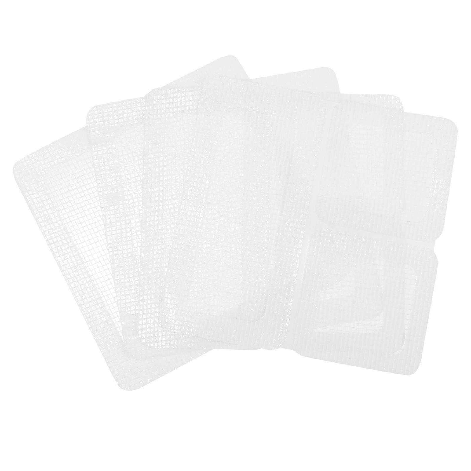 Durable Screen Window Repair Patches 12Pcs White Self-Adhesive Design For Protecting Against Flies