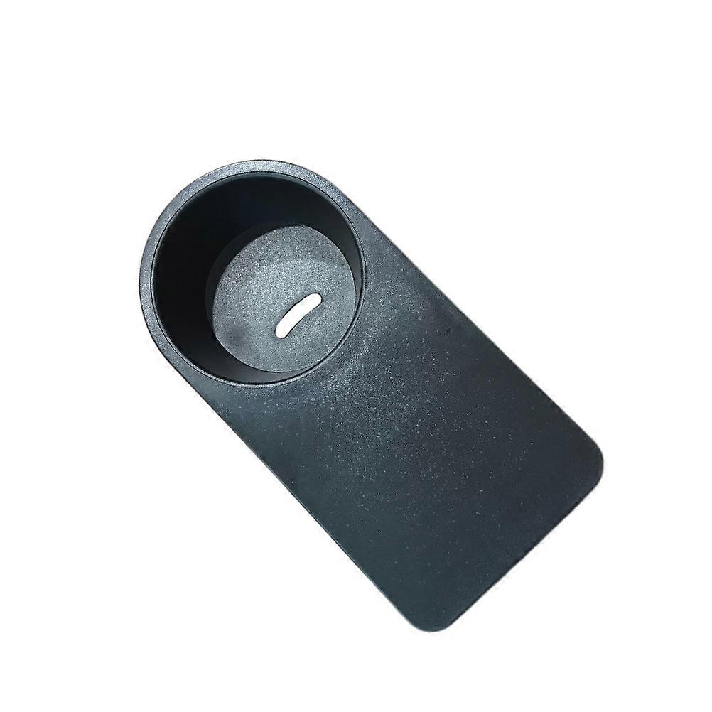 Clip-On Desk Cup Holder For Gamers Black Rectangular Space-Saving Storage 1Set