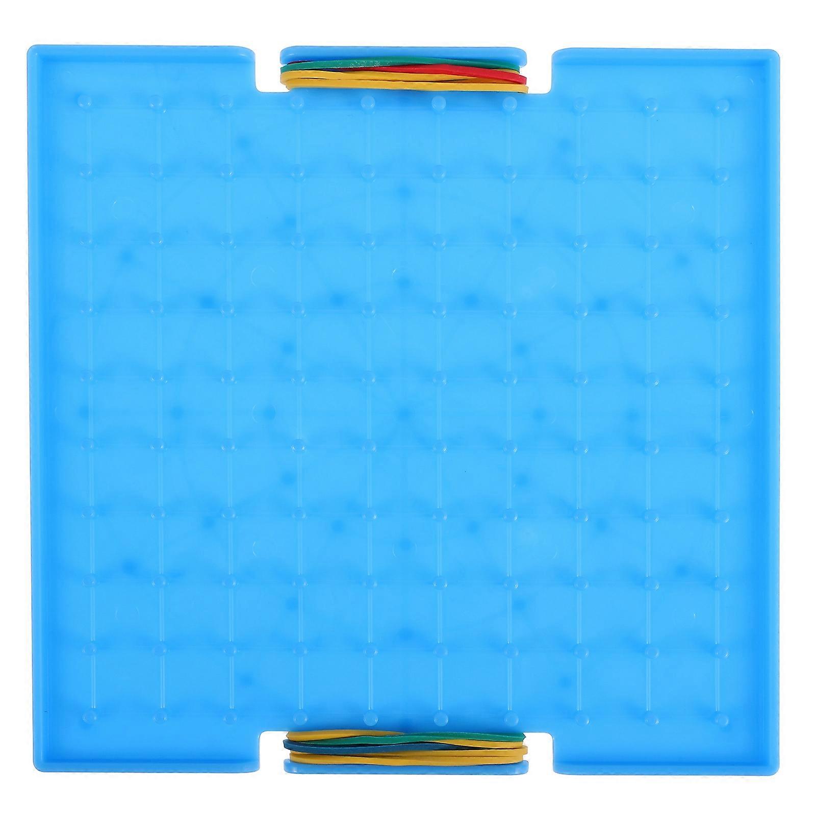 Student Pegboard Blue for Elementary Math Teaching Double Sided
