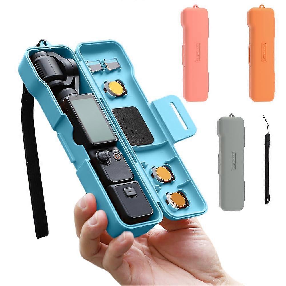 Hard case with shoulder strap, hard shell, foldable protective cover for DJI Pocket3, Black