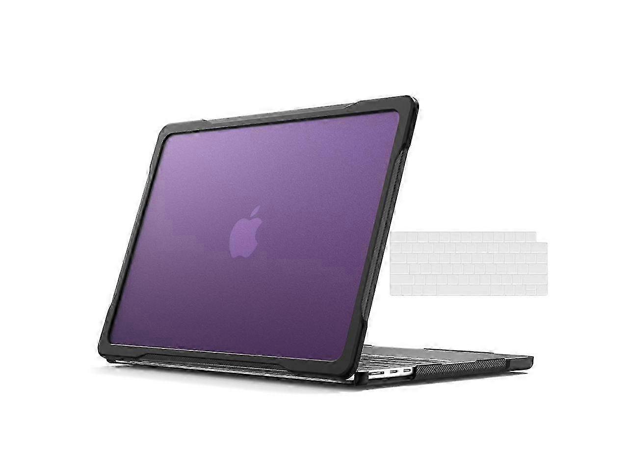 2025 Compatible with MacBook Air 13.6 inch Case 2022 2023 Release A2681 M2 Chip Liquid Retina Display Touch ID, Heavy Duty Rugged Hard Shell Shockproo