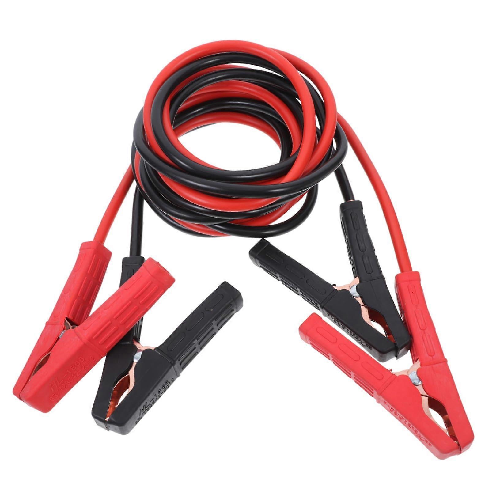 2-Piece Jumper Cable Set For Car Batteries All-Weather Clamps Portable Emergency Jump Start Cable For SUV Truck