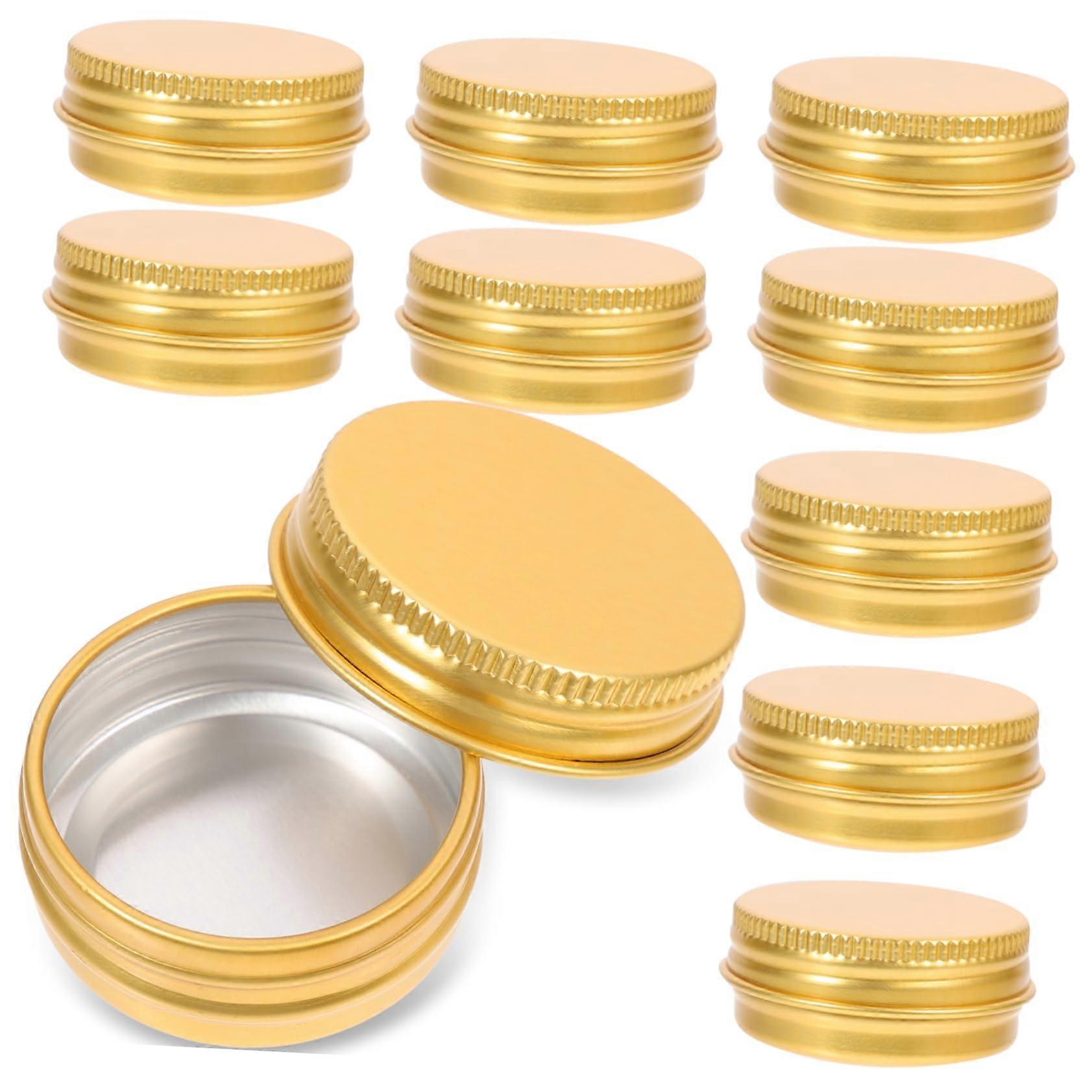 24 Pack Tin Candle Jars with Screw Lids for Storage, Table Decoration and Soap Making