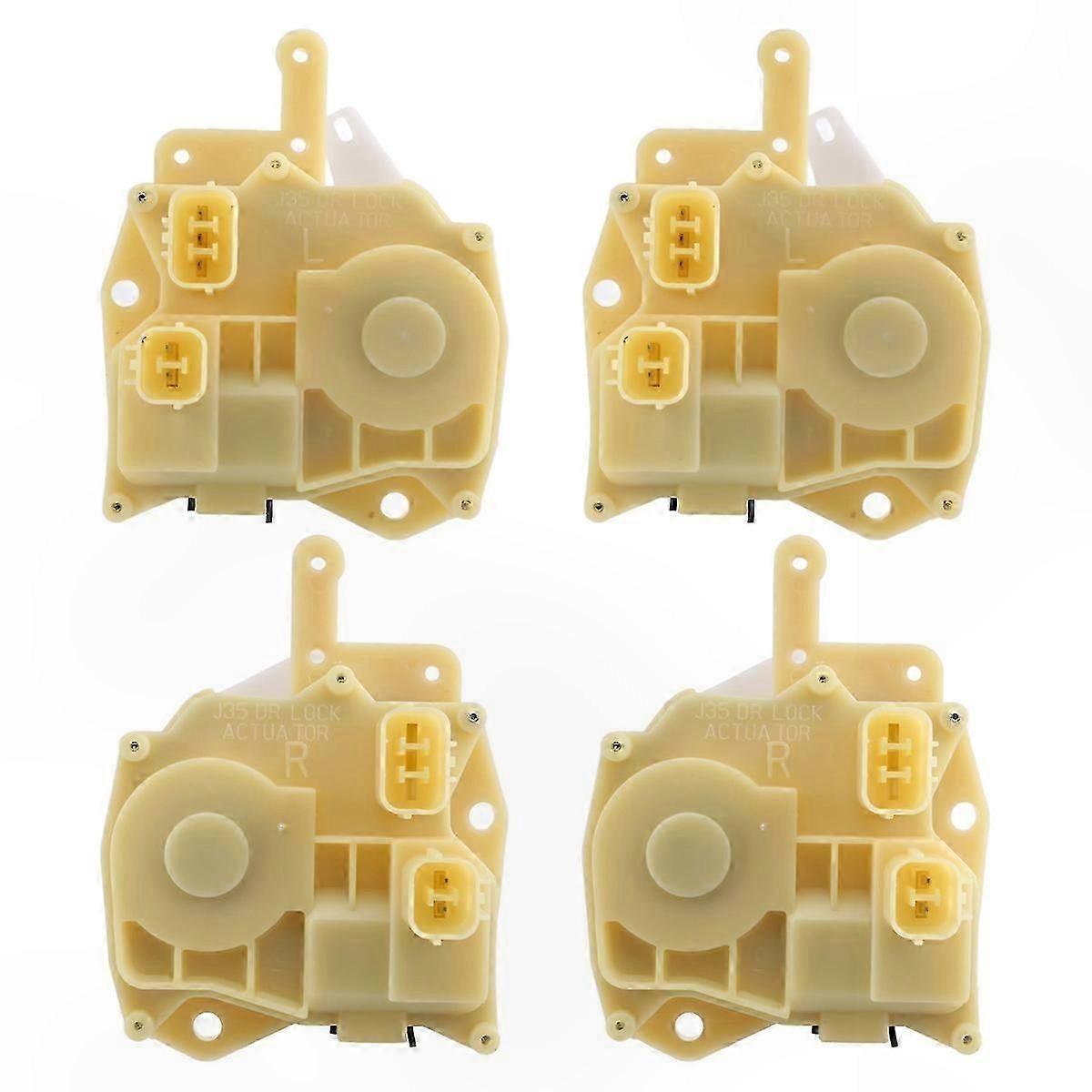 4PCS Door Lock Actuator Set Compatible with Vehicles