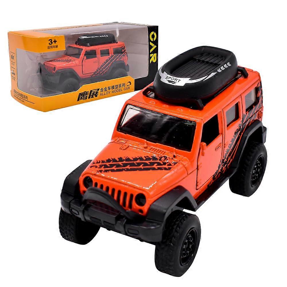 Boys Car Model, 1/36 DieCast Pull Back OffRoad Toy Car for Children 3