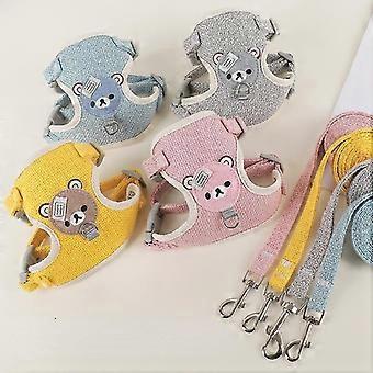 Lot de 4 harnais pour lapins - Gilets d’extérieur réglables (multicolores)