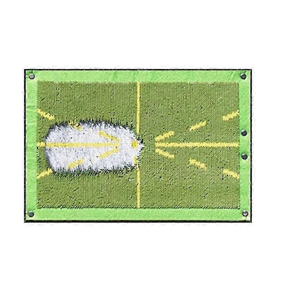 Golf Swing Training Mat - Portable Impact Trace Mat for UK Backyard Practice