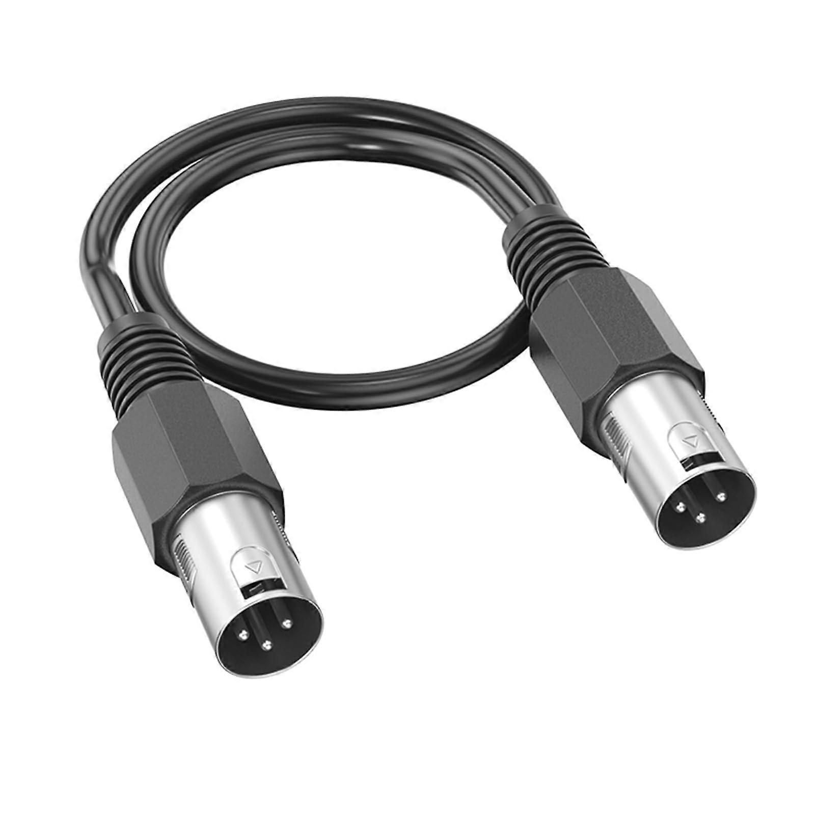 Professional 3pin connector plug to plug, audio connection for microphones and cables Ref: 5616