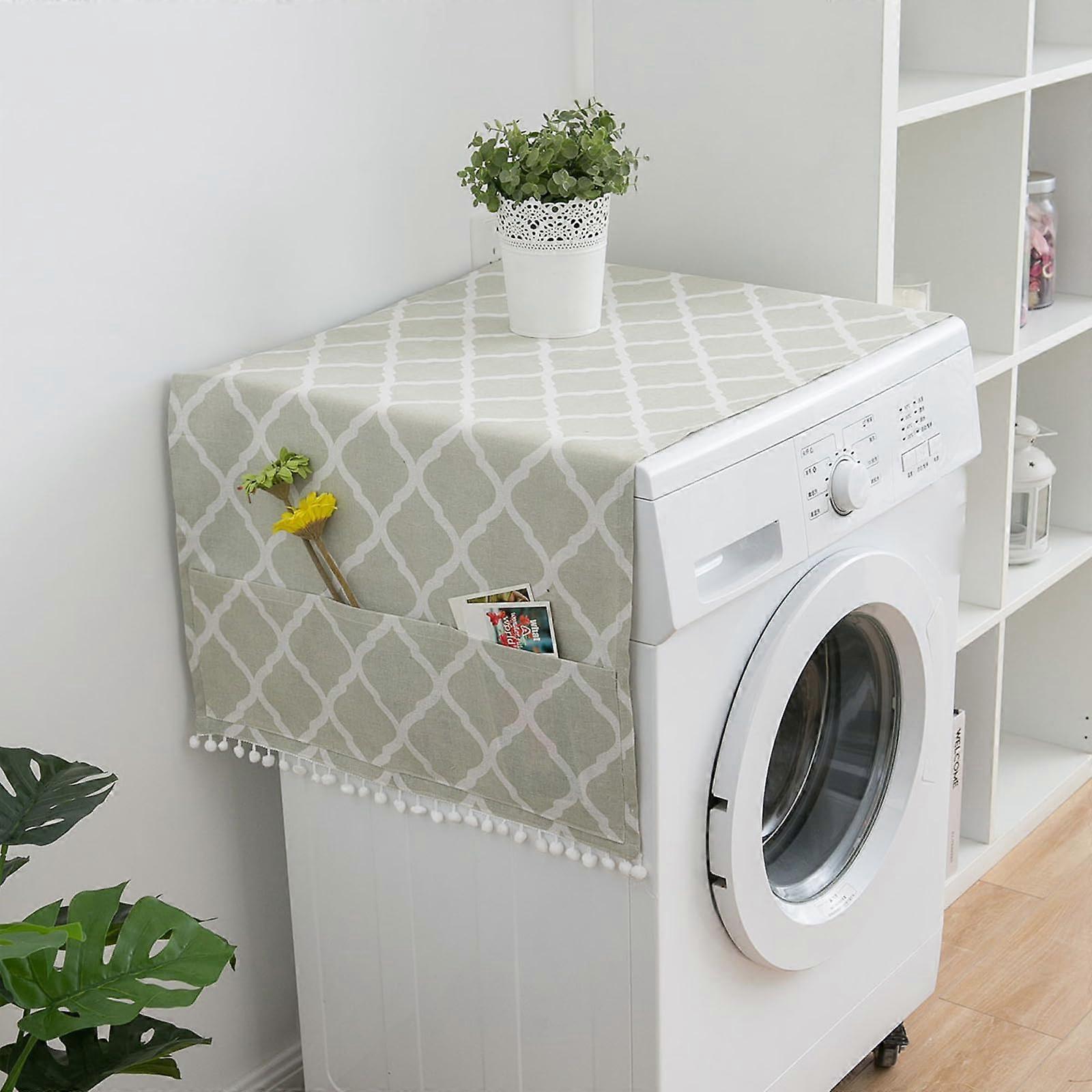 Dust cover for washing machine, waterproof, dustproof, green, 30*90cm