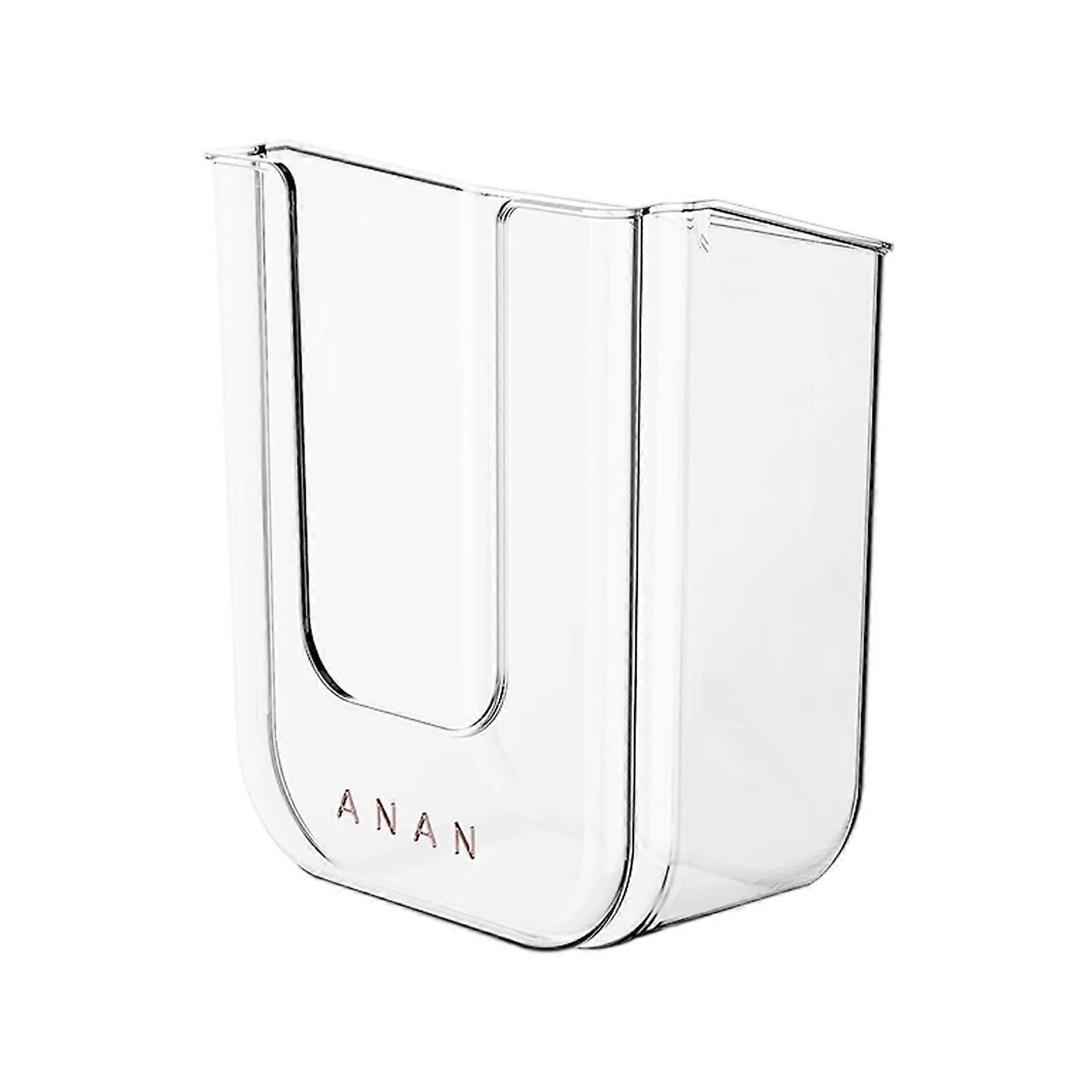 Wall Mounted Waterproof Tissue Dispenser with Large Capacity Storage for Bathroom Kitchen Office White