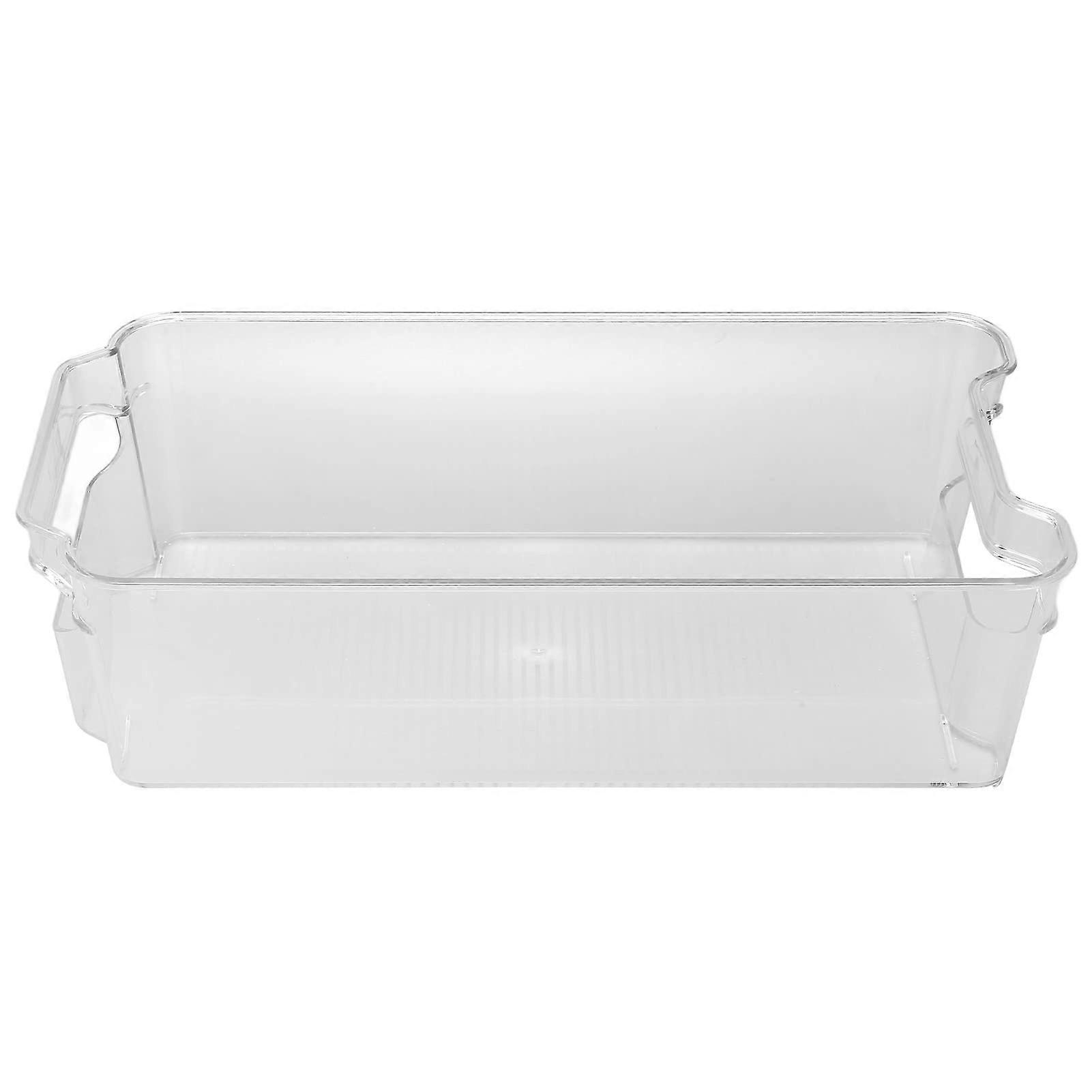 Large Capacity Clear Food Storage Box For Refrigerator - Pet-Safe Material, Size S, 3 Cm (1.2 In)