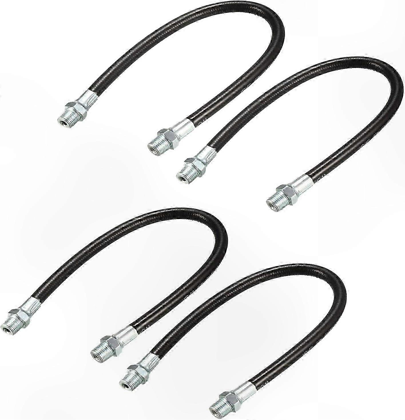 Flexible rubber dispensing hose for grease gun