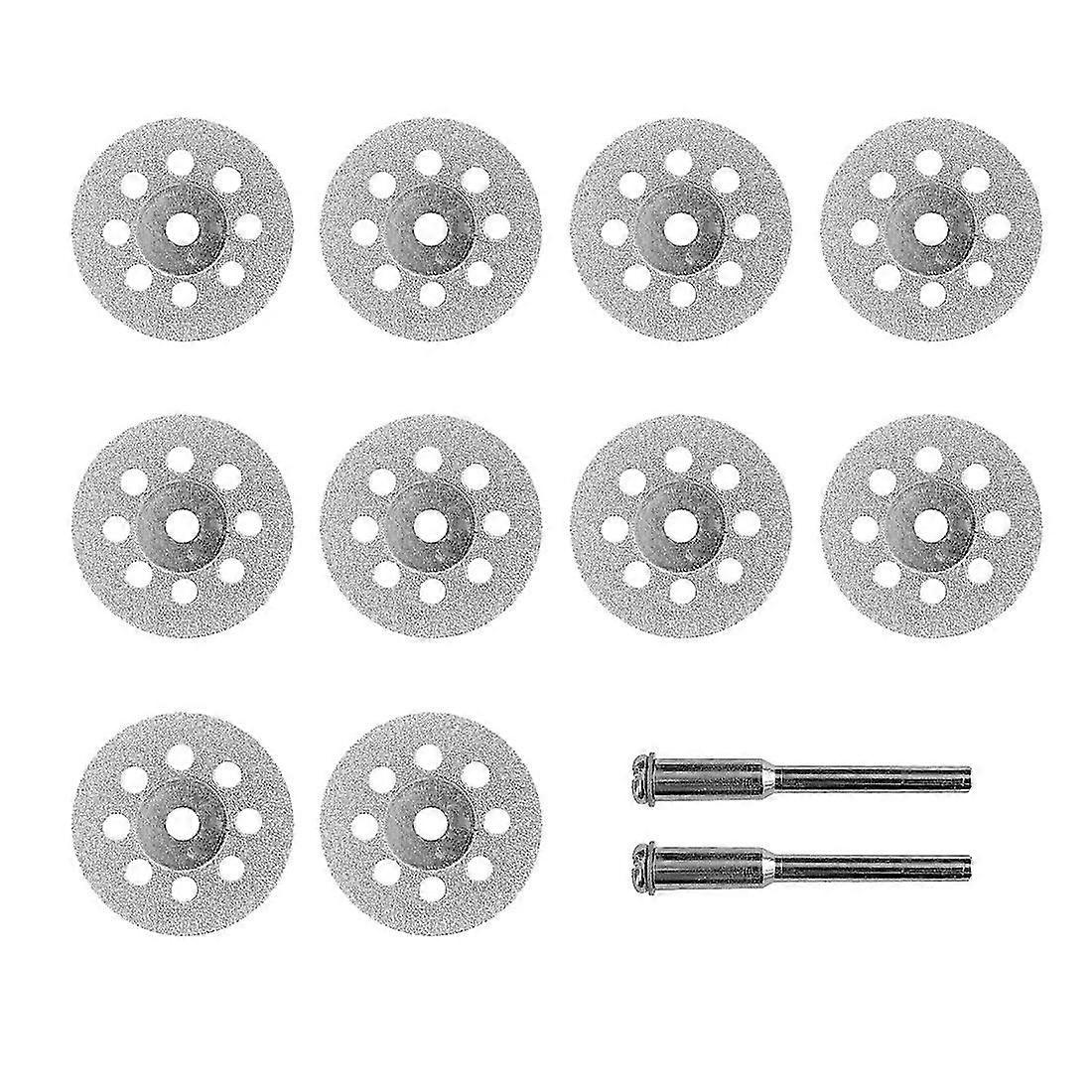 10 Pack 22mm Perforated Mini Cutting Discs, Diamond, Cutting Discs, Ann Arbor Rods