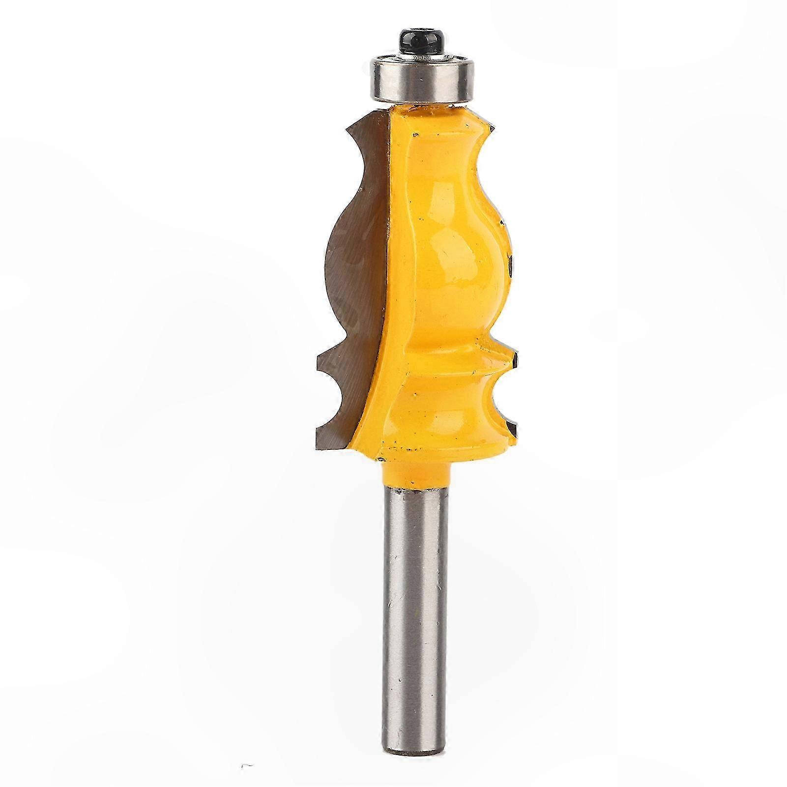 8mm Shank Fishtail Edge Finishing Router Bit for Woodworking Handrail Milling Tools