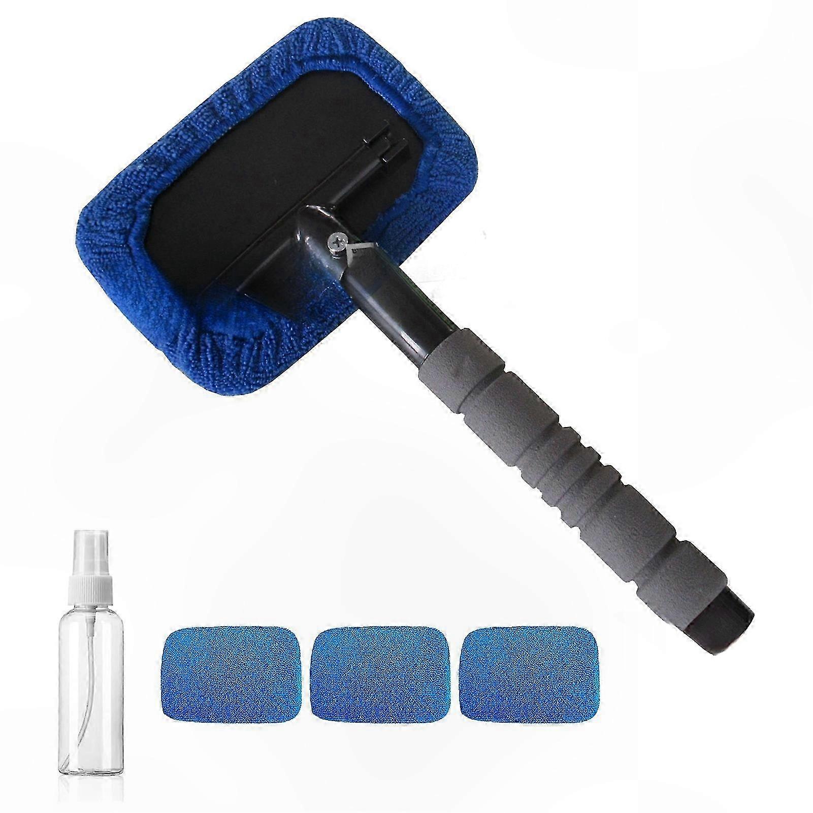 Extendable Car Window Cleaning Tool - Durable Glass Wiper for Auto Maintenance Essentials