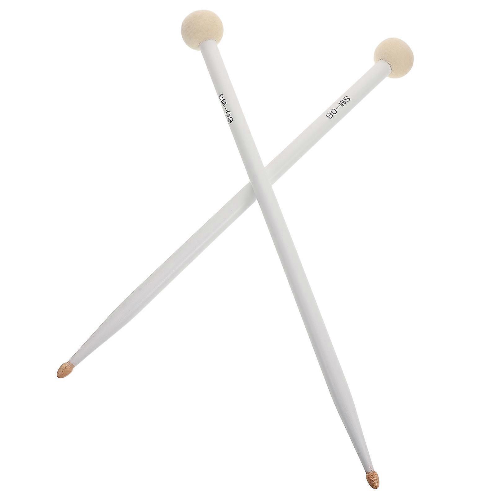 Heavy Duty Orchestral Drum Mallets with Soft Wool Felt Heads and Durable Maple Handles for Bass Drum – Enhanced Resonance for Concerts and Marching