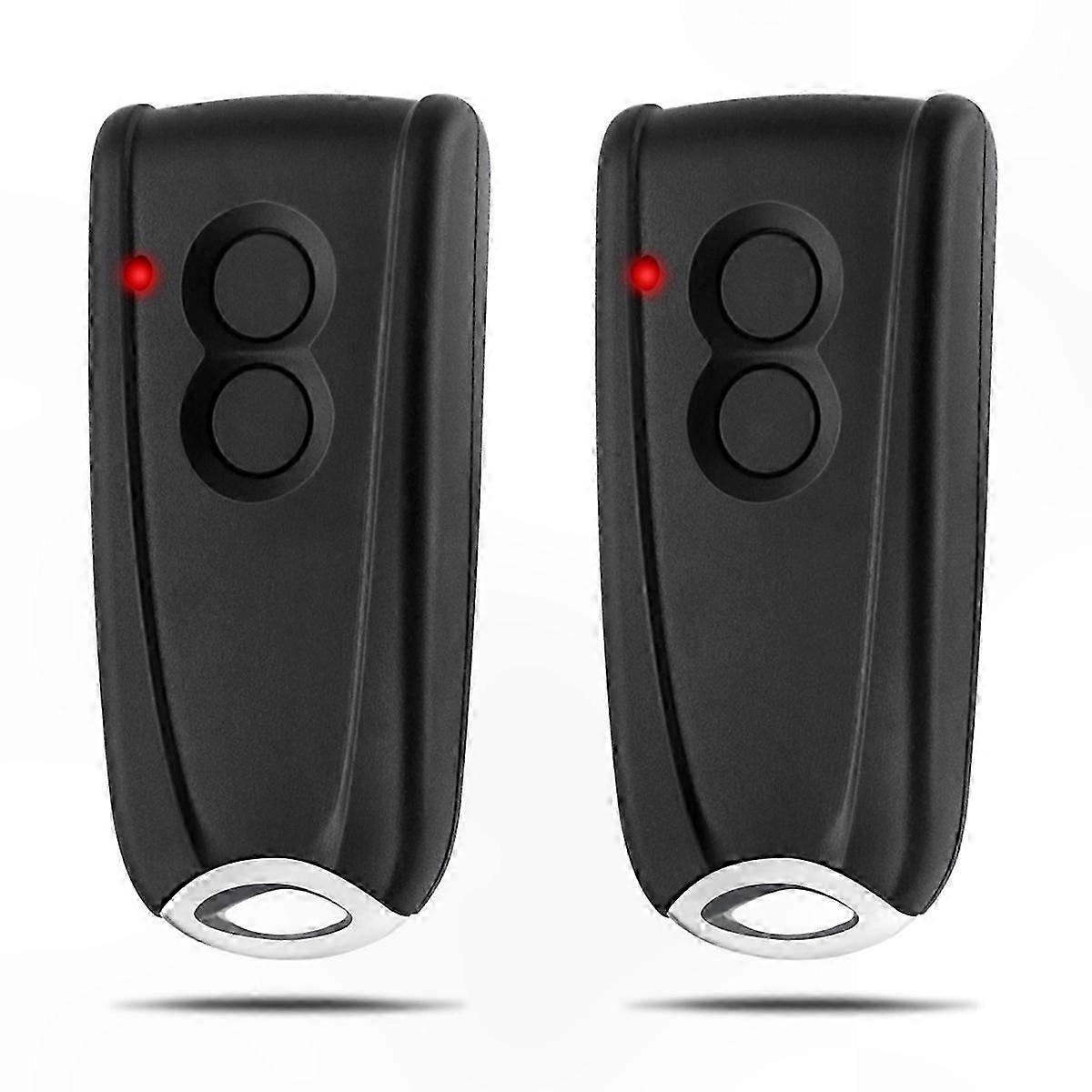 2 Pack Universal Garage Door Opener Remote Control for 433MHz Systems, Compatible with Rolling Code Technology