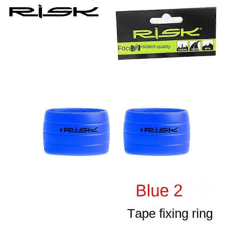Bicycle handlebar tape fixing ring, silicone anti-slip, suitable for road bikes and fixed-gear bikes
