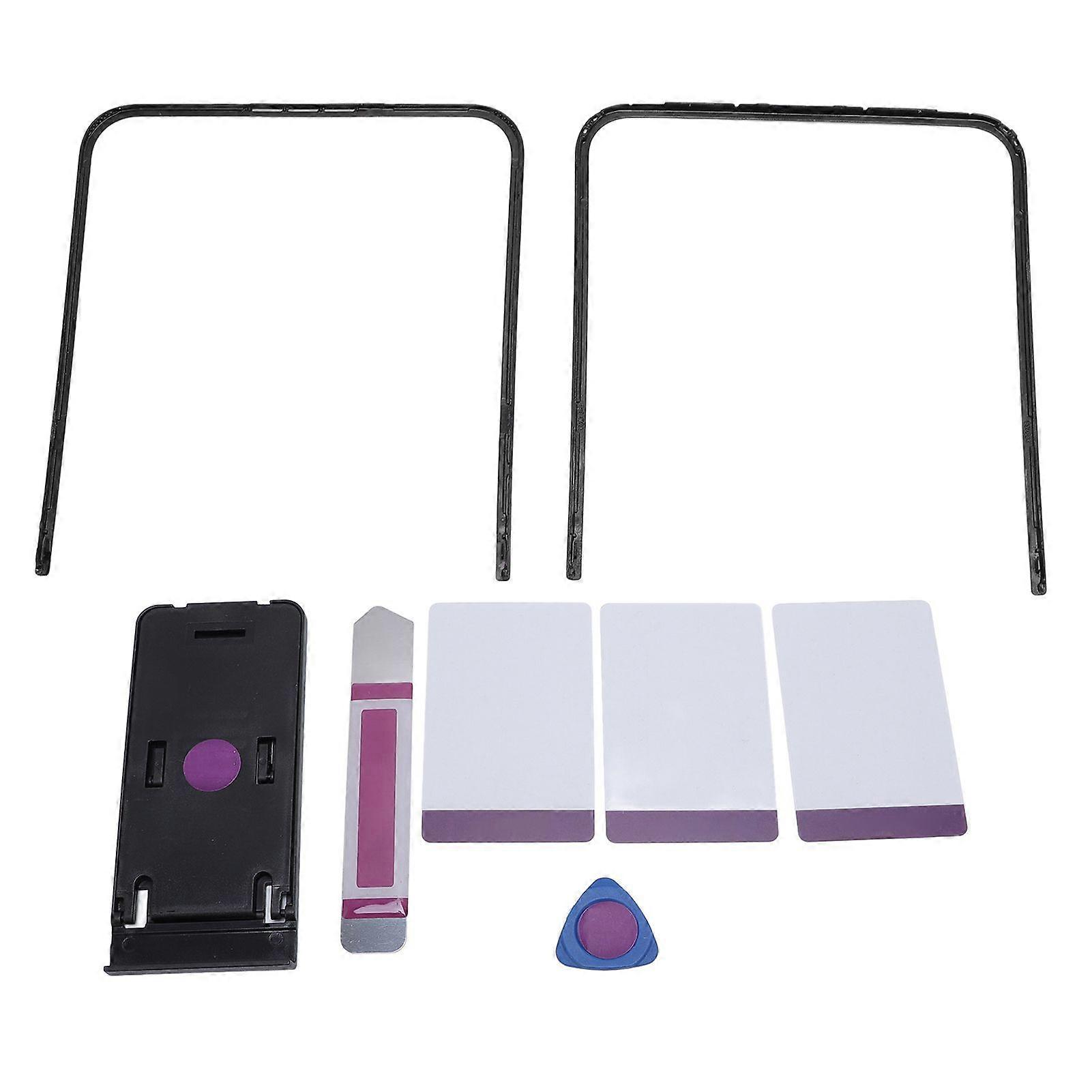 Phone Screen Middle Frame Bezel with Repair Tool Kit Seamless Fit LCD Display Panel Bezel for Galaxy Flip 5 5G F731