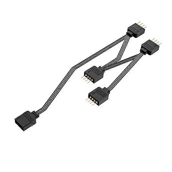 FS ARGB Splitter 5V 3Pin 1 to 4 or 6 Universal 35cm Motherboard ARGB RGB Extension Cable FS RC ARGB for Desktop Computer