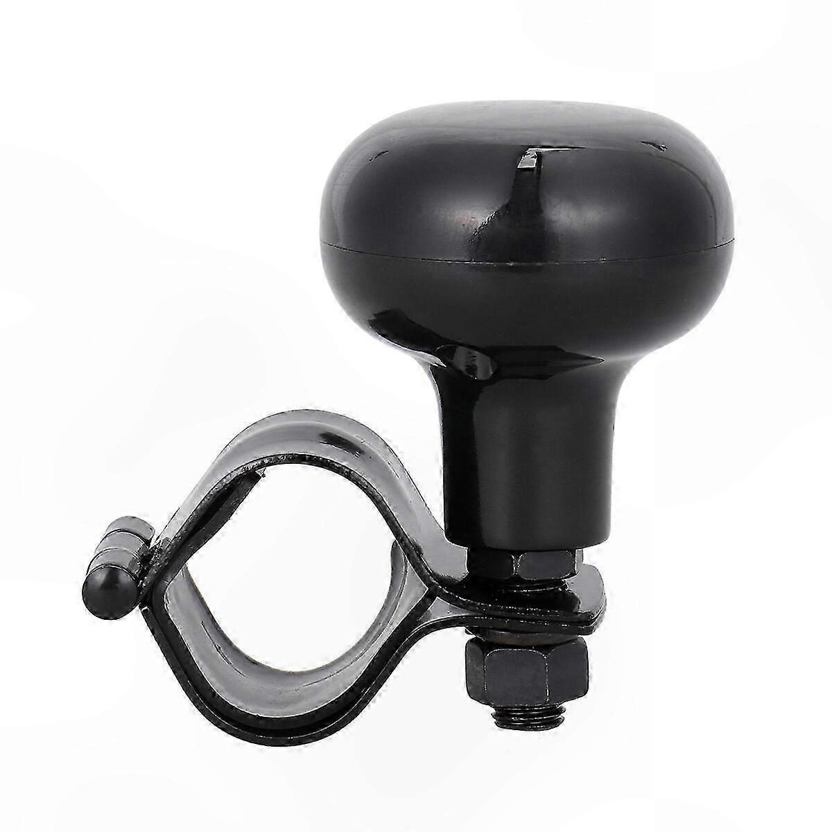 Universal Steering Wheel Knob for Vehicles - Black Finish