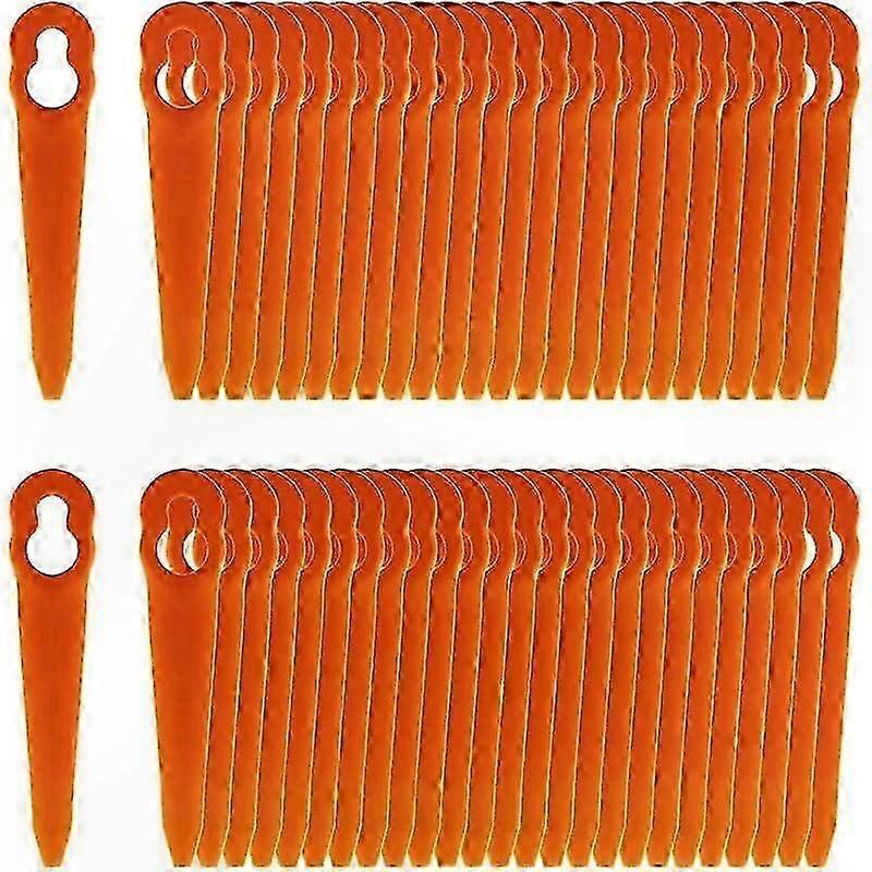 100-Pack Plastic Blades for Grass Trimmers, Fits STIHL Polycut and SWIFT 40V Models