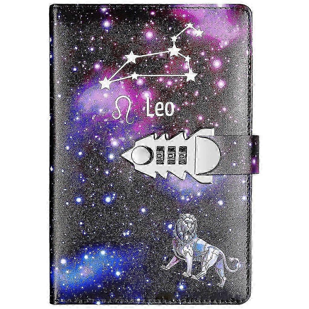 A5 Constellation Journal with Combination Lock for Secure Writing and Personal Reflections