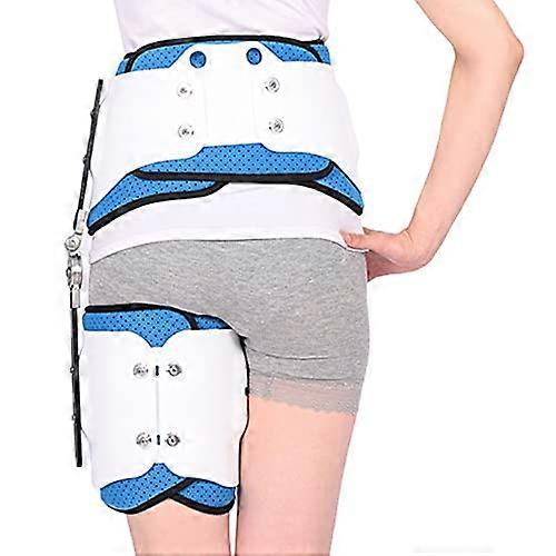 Hip Abduction Orthosis for Adults, Hinged Support Brace for Hip, Groin, Hamstring, Thigh, and Sciatic Pain Relief, Left Size