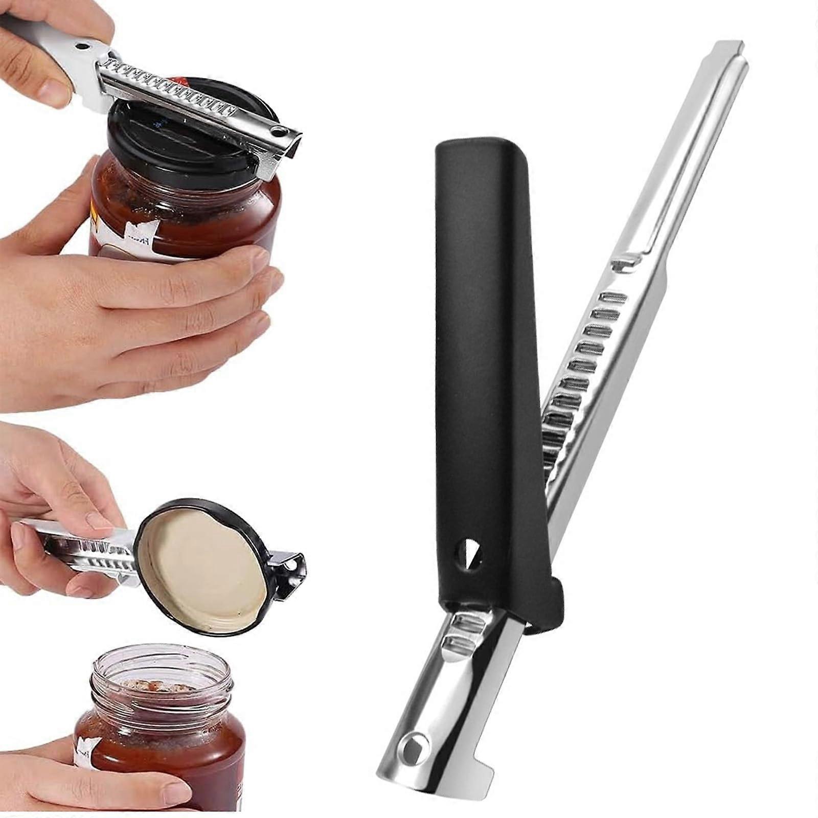 Jar Openers For Arthritis Hands, NonSlip Effortless Jar Opener For Weak Hands And Seniors Black