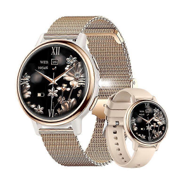 Smartwatch Chronus AK88 for Women Health Monitoring Bluetooth Calling(Rose)