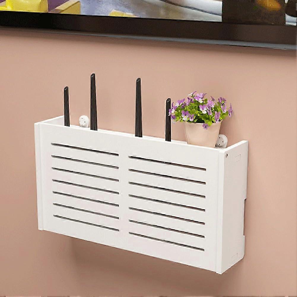 Wifi Router Storage Boxes, Wall-Mounted Router Rack, Universal Compatibility, Cable Management, Living Room Wall Decor