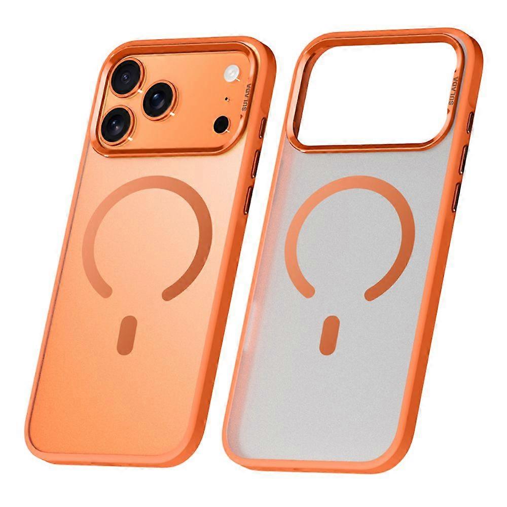 For iPhone 17 Pro Case Compatible with MagSafe PC + TPU Phone Cover