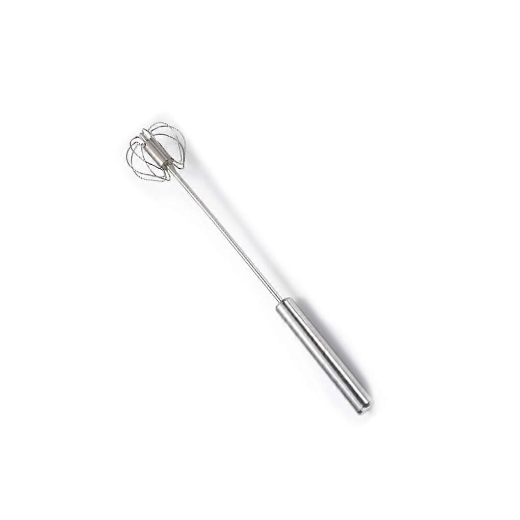 Semi-Automatic Egg Beater Self Turning Cream Whisk Rotating Mixer L