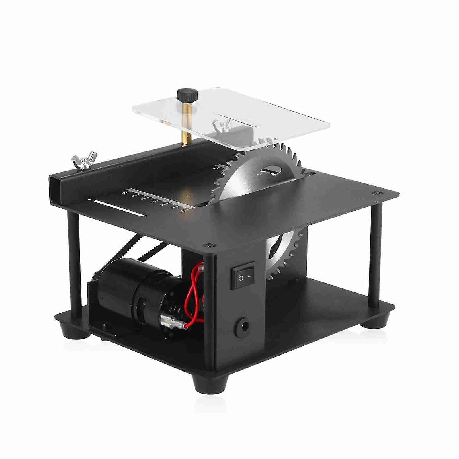110mm Mini Table Saw 35mm Cutting Depth Adjustable Speed 110-240V