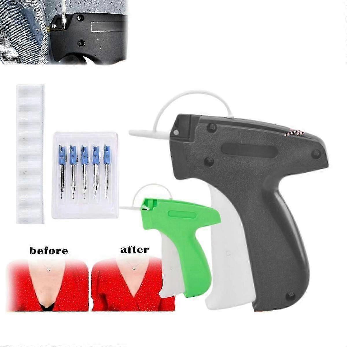 Micro Tagger Gun för kläder - Quick Stitch Syverktyg med 1000 nålar