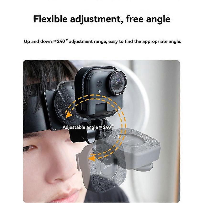 Action Camera Magnetic Headband Mount for Insta360 GO Ultra
