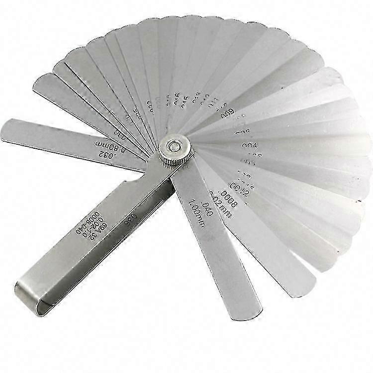 Orthodontic Interproximal Enamel Measuring Tool, Stainless Steel Feeler Gauge Set for Tooth Gap Measurement