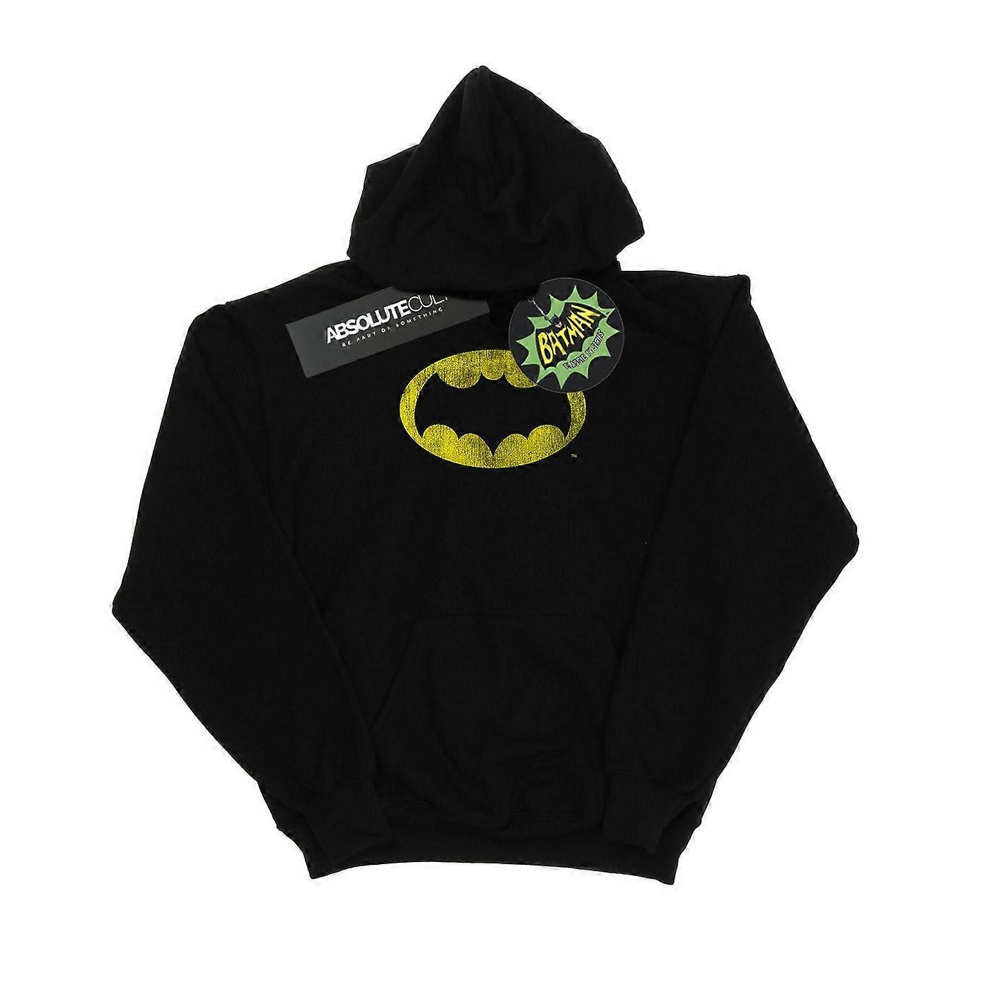 DC Comics gutter Batman TV-serien Distressed Logo Hettegenser