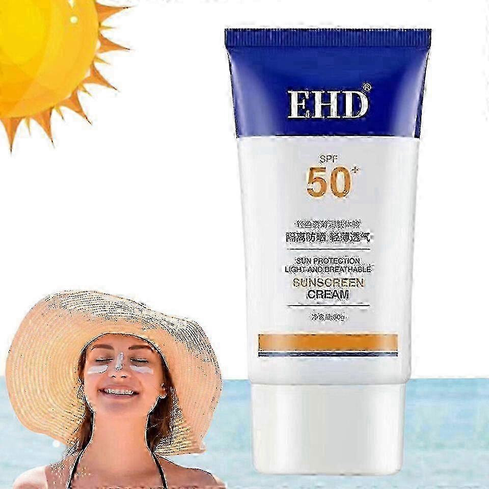 1-3X EHD sunscreen: Light and non-greasy, protection against UV rays