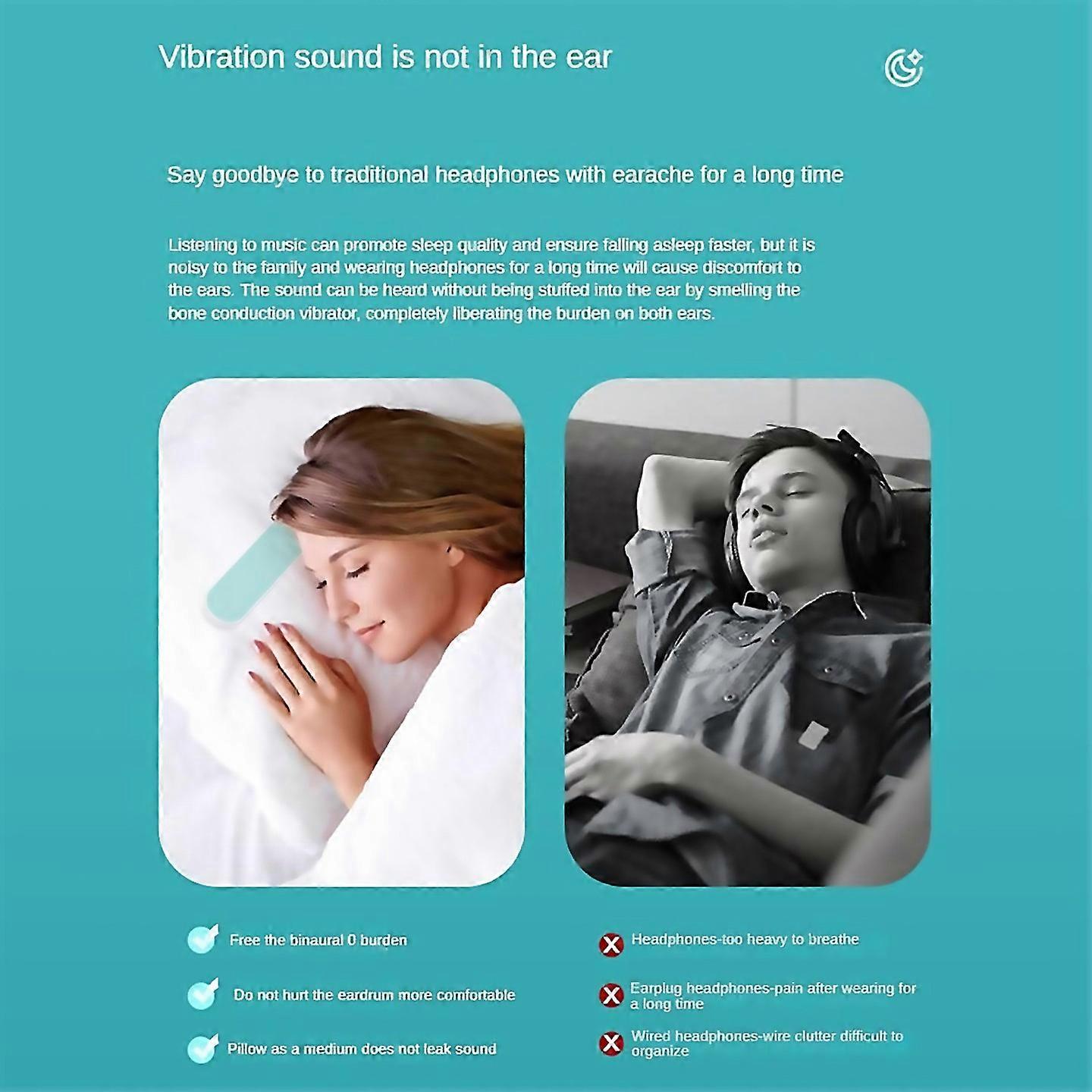 For Pillow Bluetooth Speaker Noise Sleep Sound Box A White