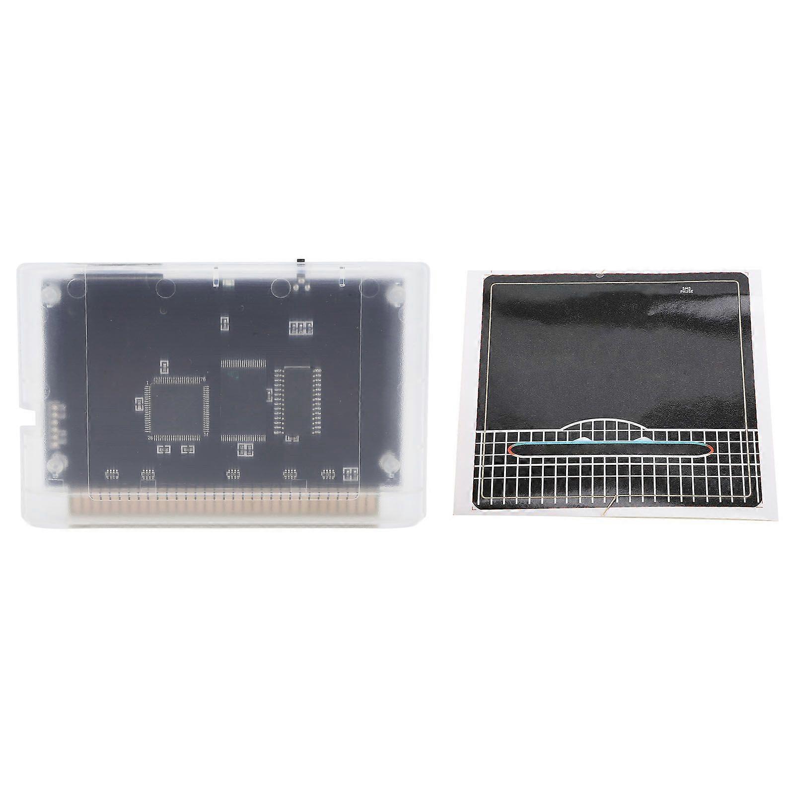 Game Video Cassette Professional 3000 in 1 Game Card with 8GB Memory Card Game Cassette for Genesis for Mega Drive for Master System for 32X Games Whi