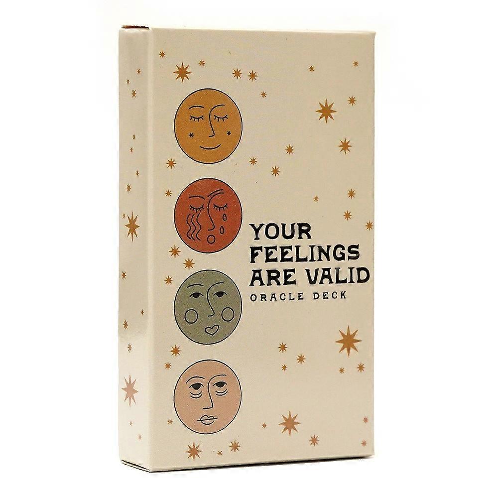 Your Feelings are Valid Oracle Deck 2nd Edition A 48 Oracle Mood cards English Version Tarot Oracle Witch Board games