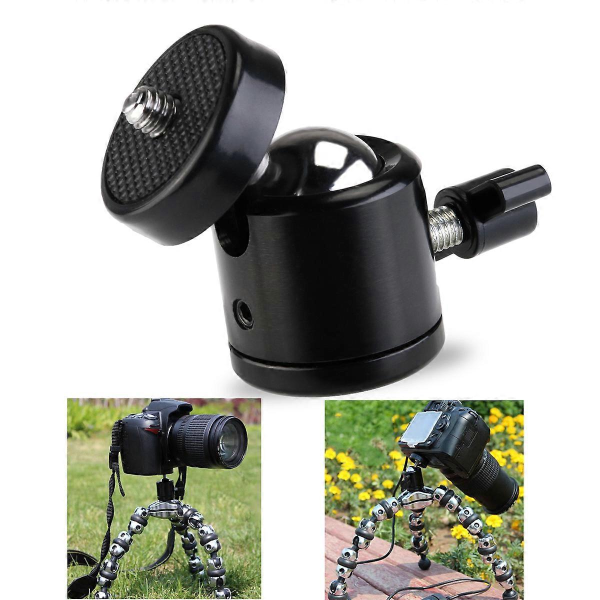 Mini Tripod Ball Head for Camera Use 2Pcs 360 Degree Tripod Head