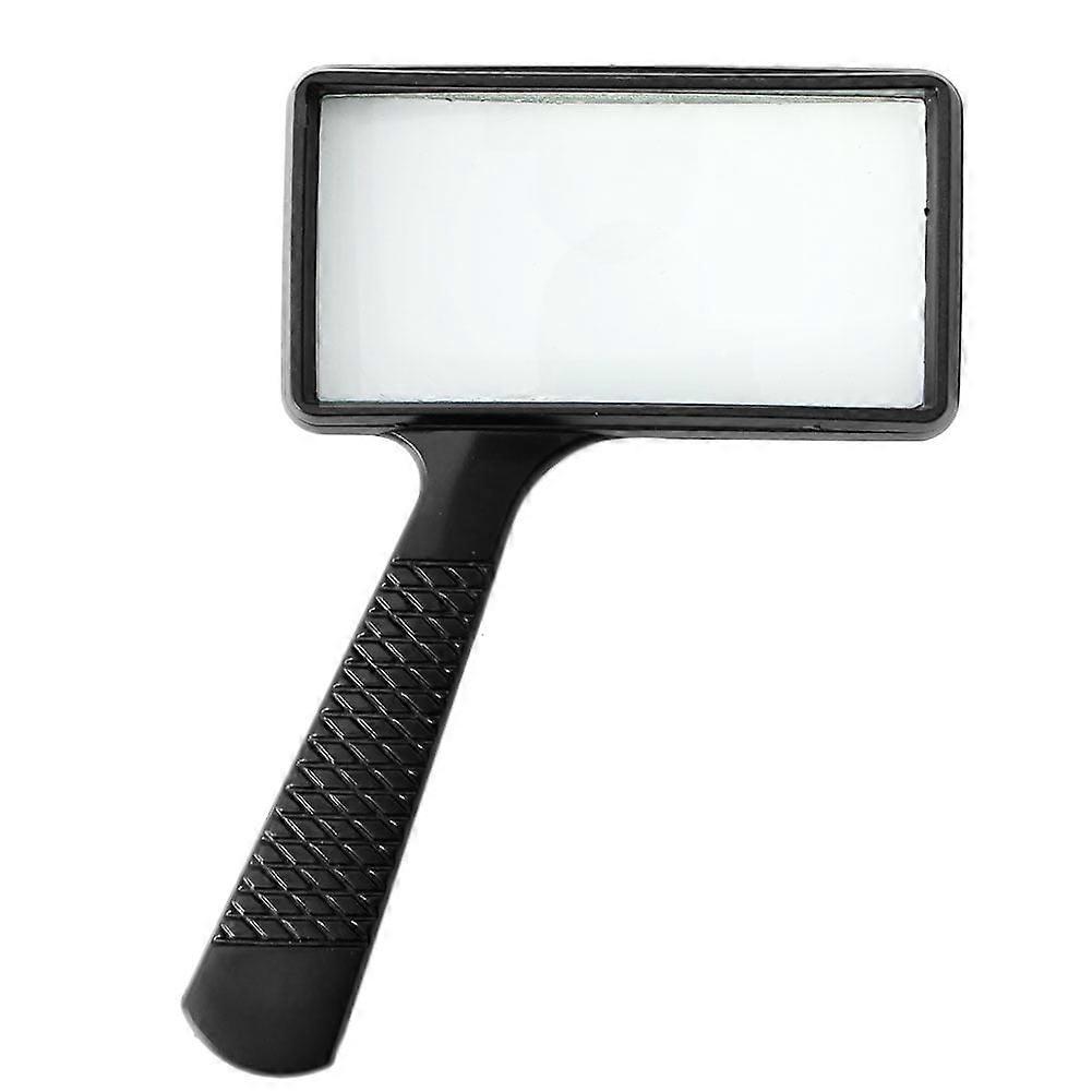 Handheld Magnifier 10.5cmx5.5cm Rectangular Magnifying Glass Computer Repair