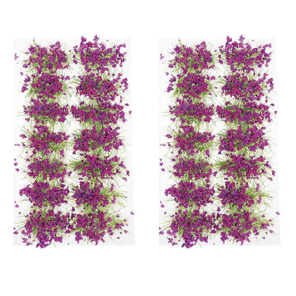 Sand Table Decor Miniature Flower Clusters for 4 Boxes