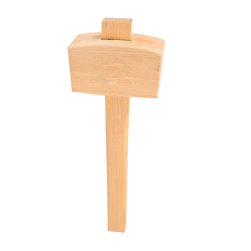 Wooden Hammer Tool for Handmade Use 1Pcs Creative Wood Hammer in Khaki