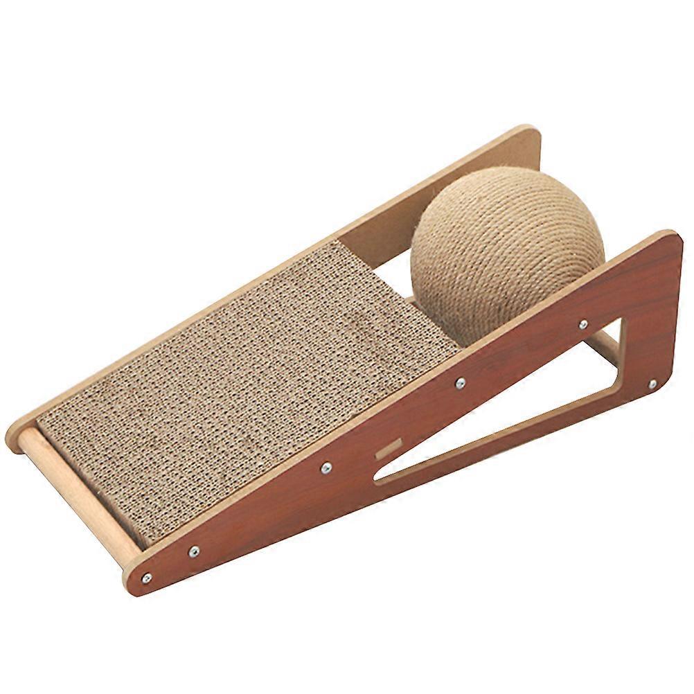 Indoor Cat Scratching 2Pcs Ball And Wear Resistant Board For Pet Owners With Fun Features And Assorted Color