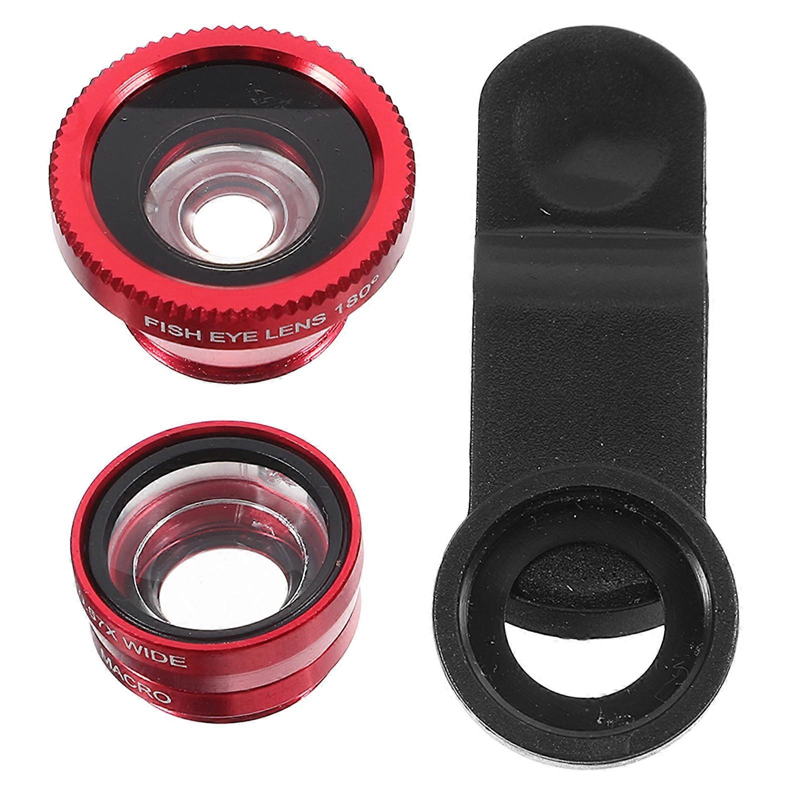 Universal Phone Lens 3 in 1 Phone Lens Set with Clip for Smartphone 6Sets