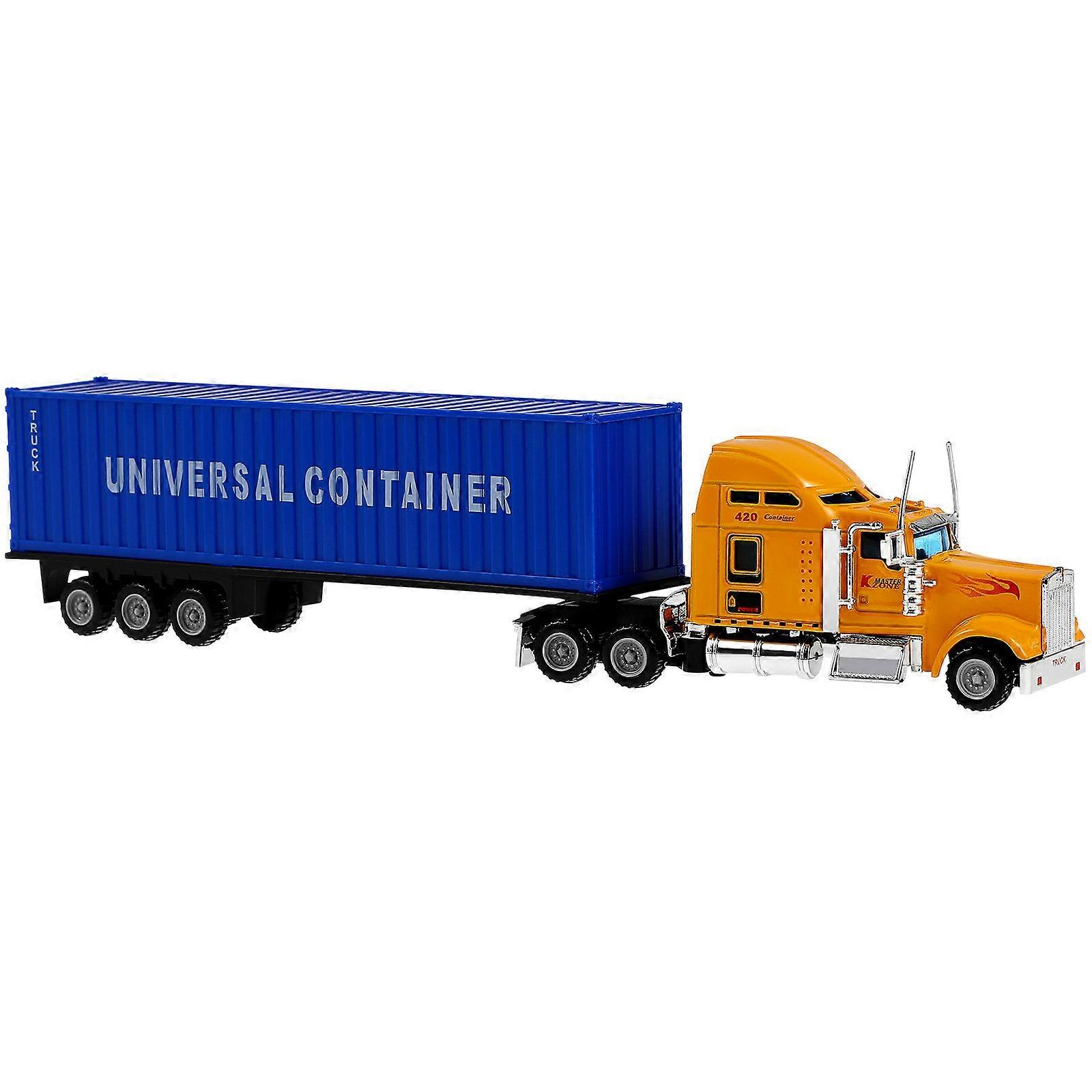 Model Semi Trucks Container Truck Toy for Decoration 5Pcs Set