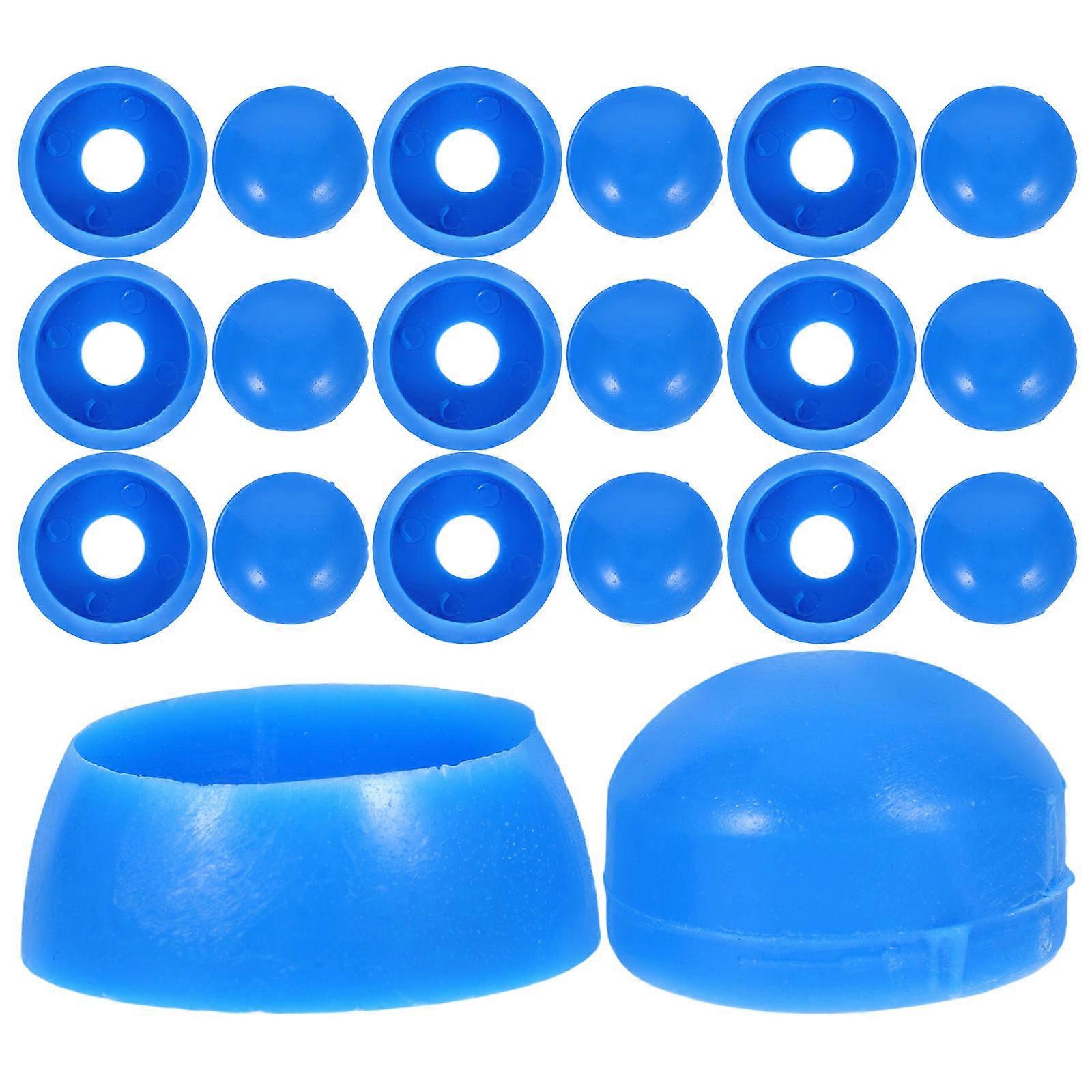 Playground Plastic Nut Cap Covers for Bolt Protection 30Pcs Dark Blue